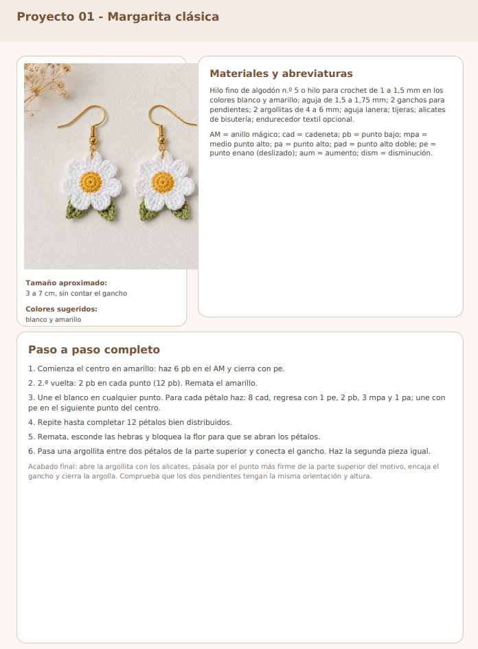 Página del PDF: pendiente Hoja de Otoño con paso a paso completo